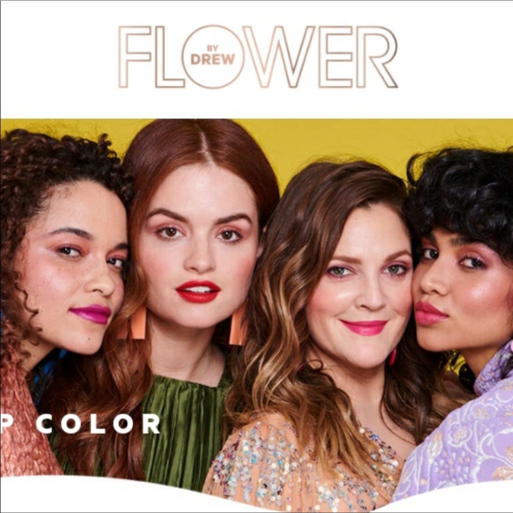 NEW! FLOWER Lipstick Drew Barrymore Petal to the Metal LB1 Pink Lip Butter - Picture 4 of 15